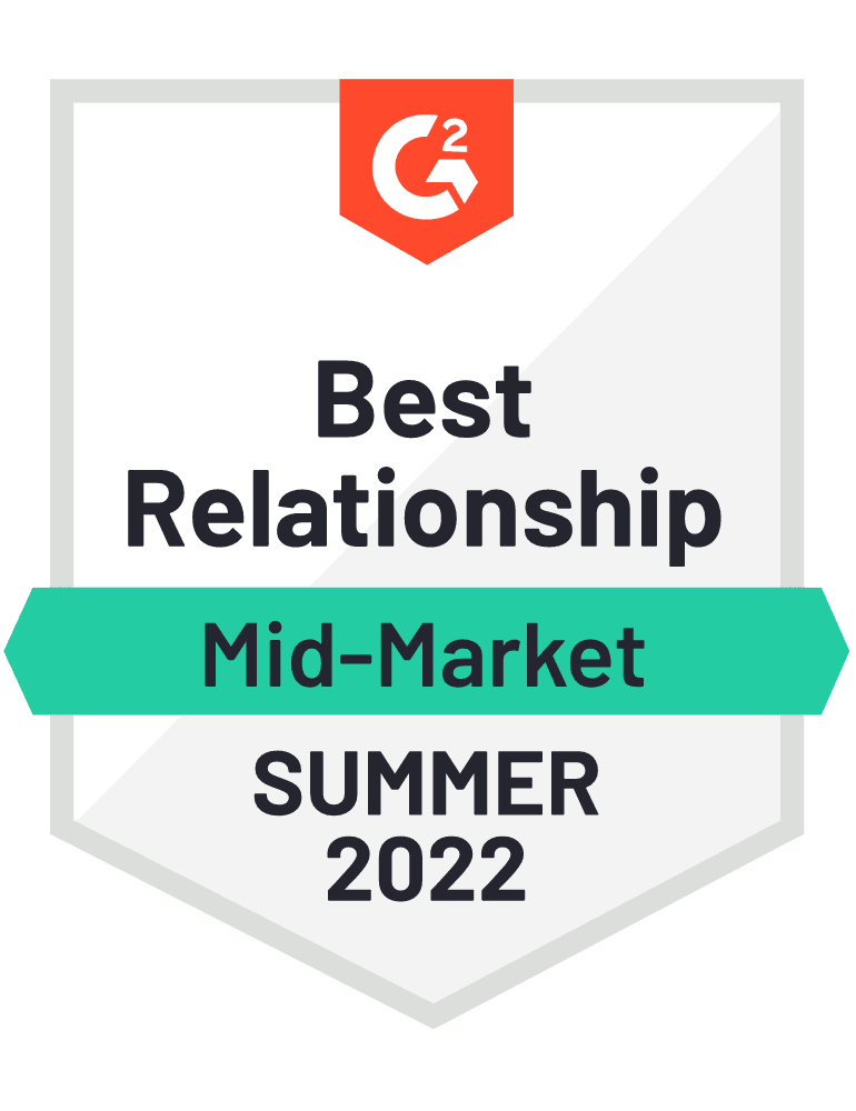 Best Relationship Mid-Market Summer 2022